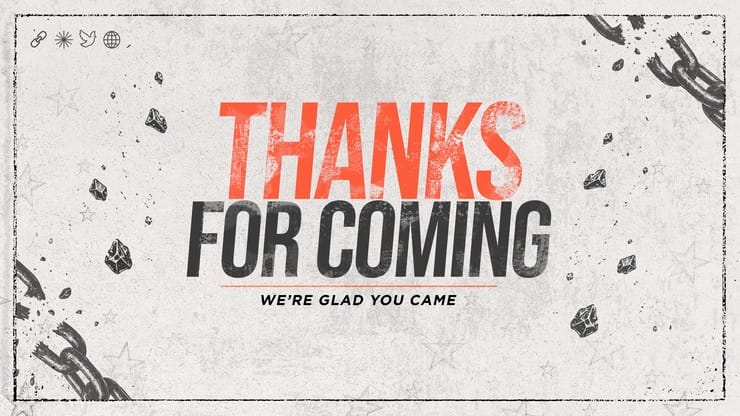 Free People Chain Breaking - Thank You: Title Graphics