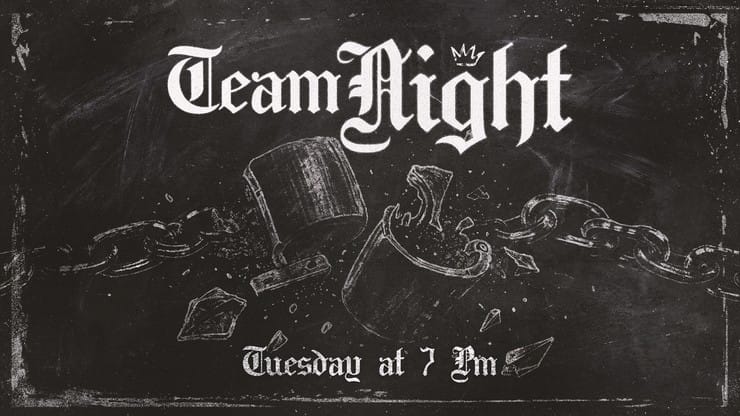 Unashamed Chalkboard - Team Night: Title Graphics