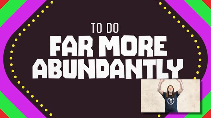 Far More Abundantly: Hand Motions PIP