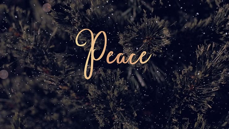 Christmas Tree: Peace - Motion