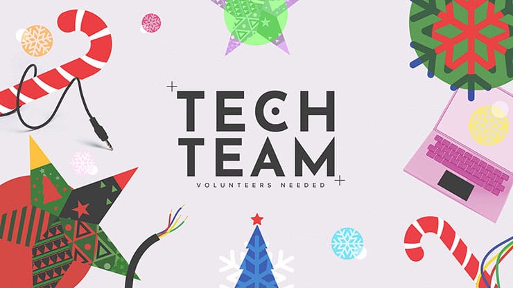 Christmas Volunteer Opportunities: Title Graphics