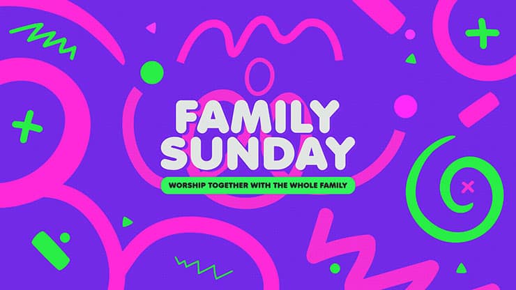 Family Sunday: Title Graphics