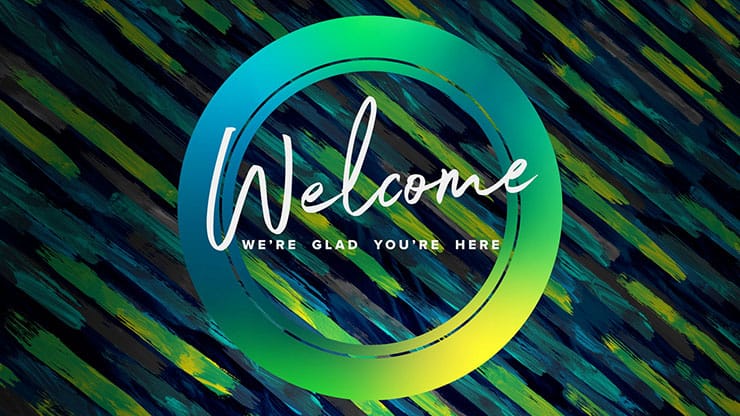 Palm Sunday Color Brush: Welcome Motion