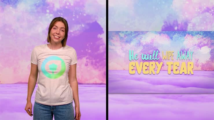 Every Tear (Revelation 21.4): Hand Motions Split Screen