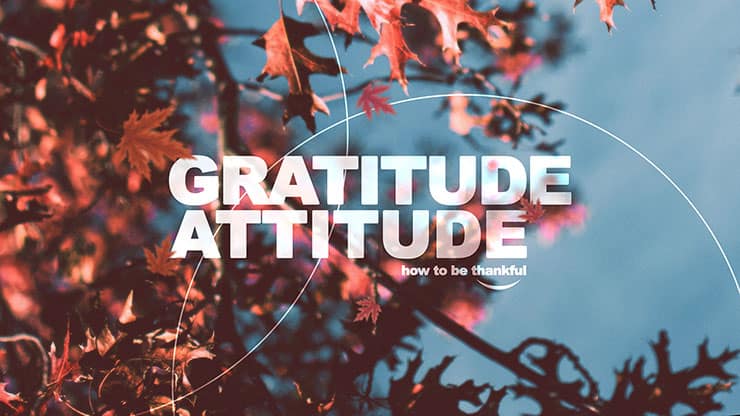 Gratitude Attitude: Title Graphic