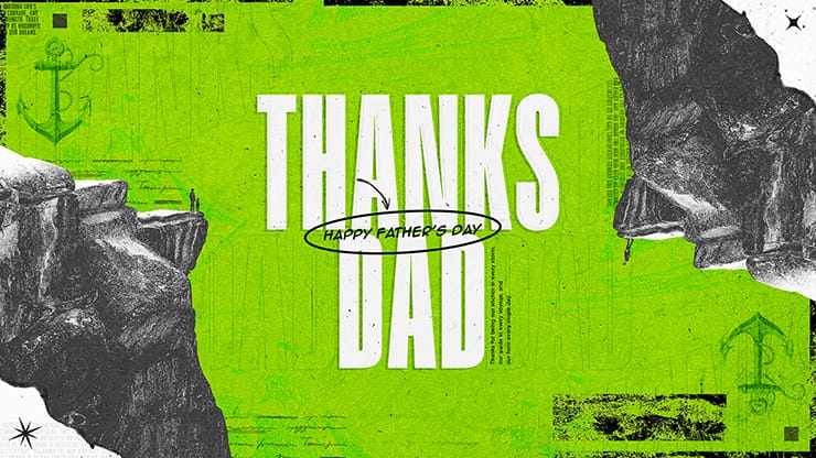 Happy Father's Day: Title Graphic