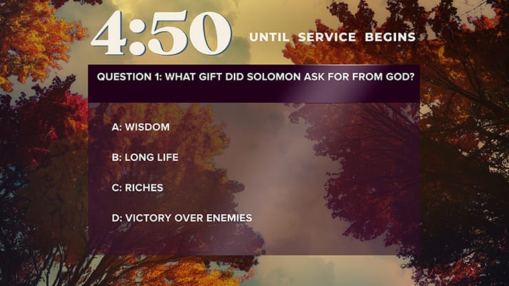 Fall Trees Collection: Fall Trees Countdown