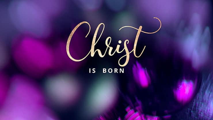 Christmas Ornamental Collection: Christmas Ornamental Christ is Born