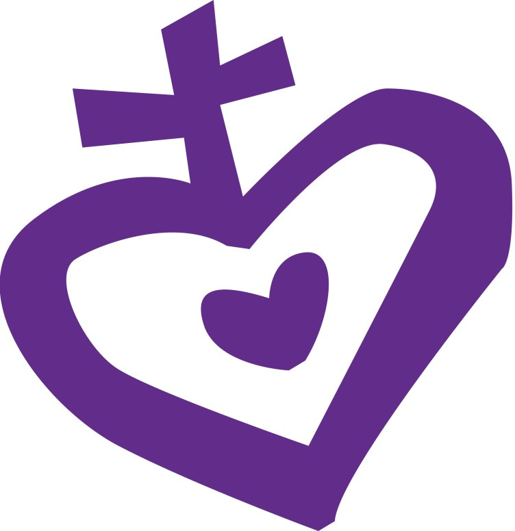 Modern Heart with Cross