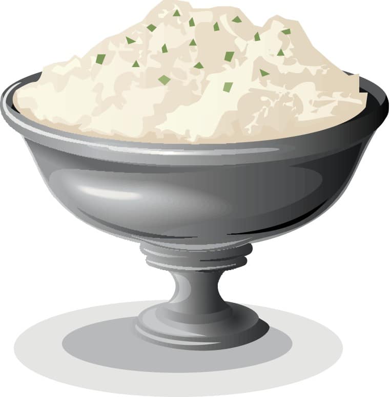 Bowl of Mashed Potatoes