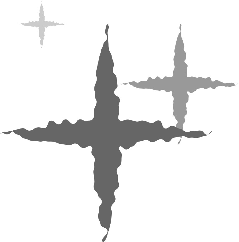 Trio of Abstract Stars