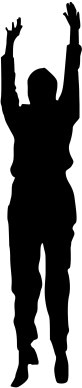 Woman with Raised Arms