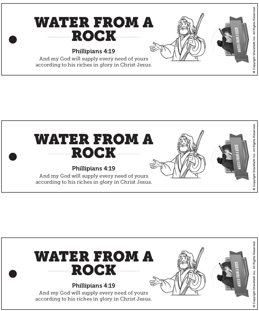 Water From A Rock: Bookmarks