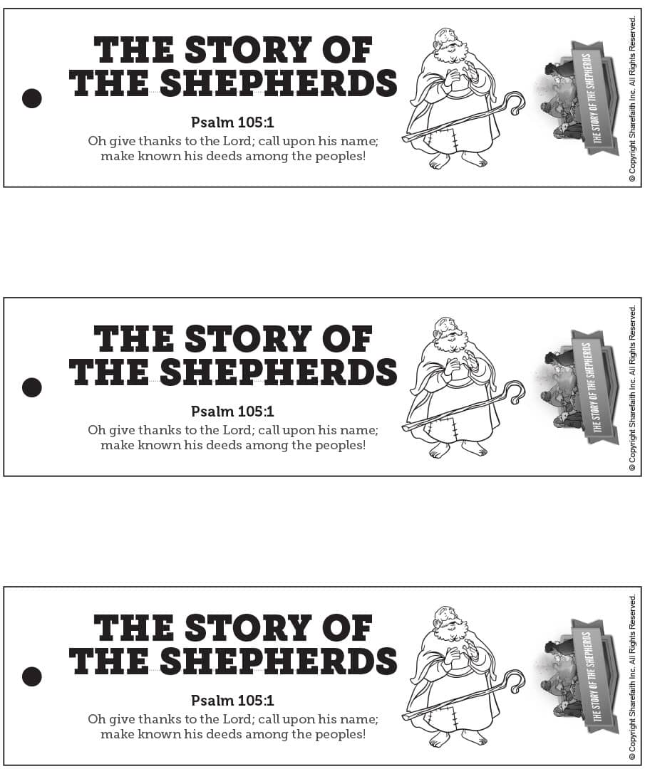 The Story of the Shepherds: Bookmarks