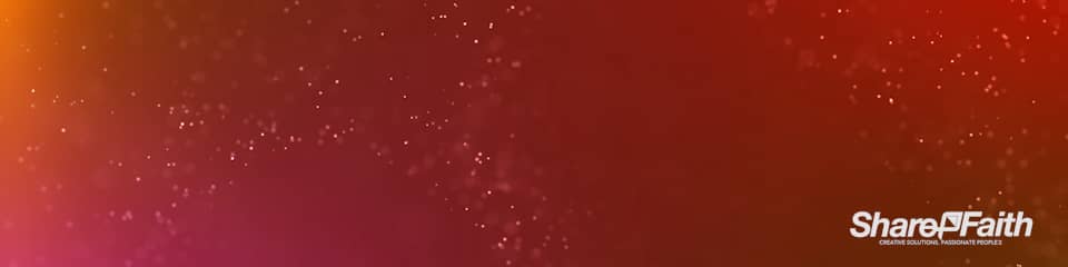 Drifting Particles Triple Wide Worship Video Loop