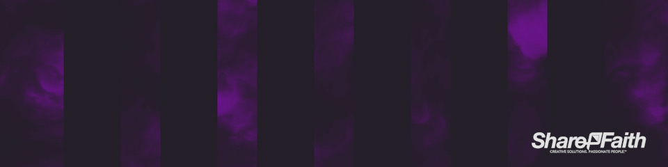 Violet Columns Abstract Clouds Triple Wide Background