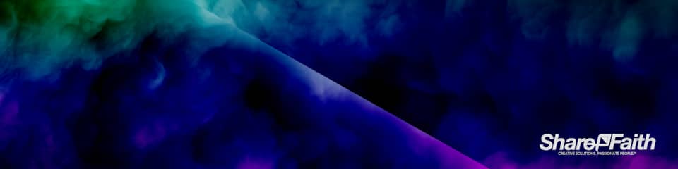 Shifting Abstract Clouds Triple Wide Background
