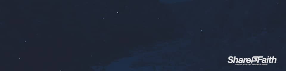 Colorful Nature Night Beach Triple Wide Video