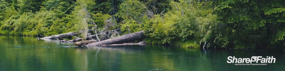 River Log Church Triple Wide Motion Background