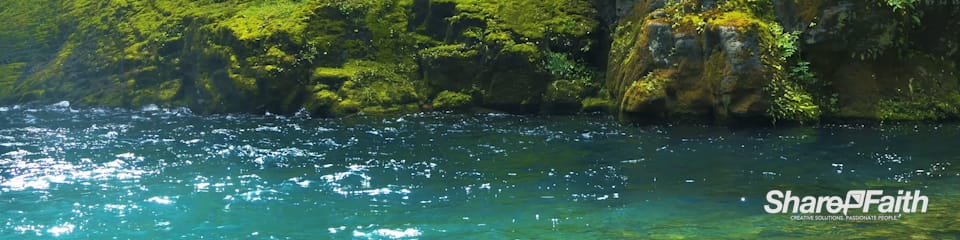River Lagoon Christian Triple Wide Video Loop