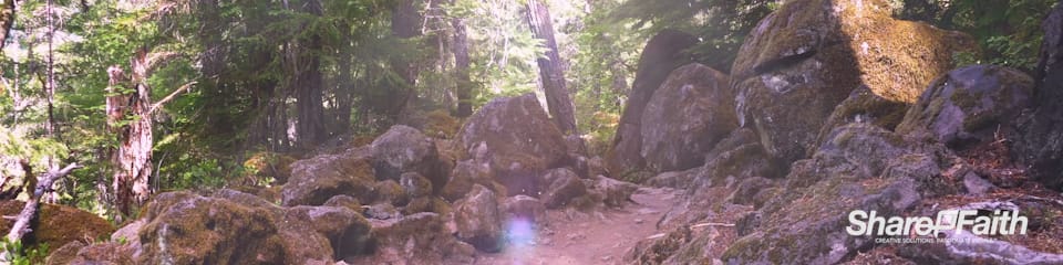 Nature Trail Adventure Triple Wide Motion Background
