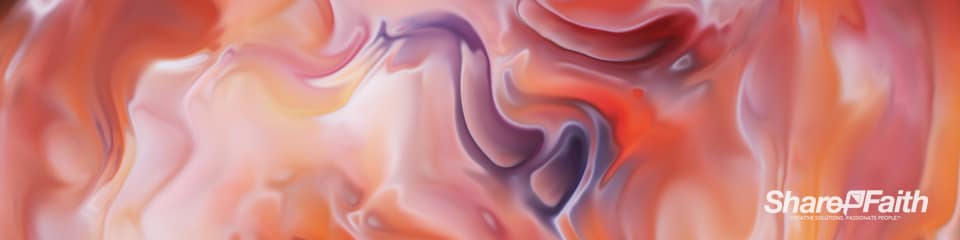 Pink Paint Swirl Abstract Triple Wide Background Video