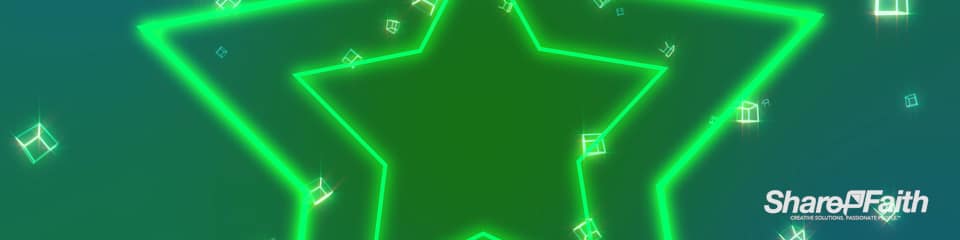 Neon Stars Multi Screen Video