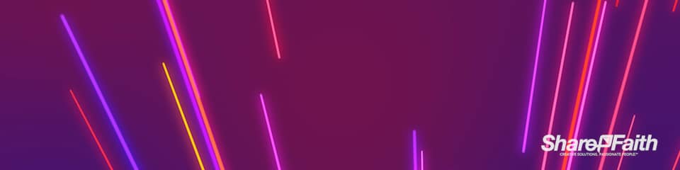 Neon Light Burst Multi Screen Video