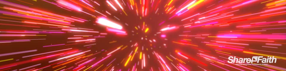 Neon Light Warp Multi Screen Video