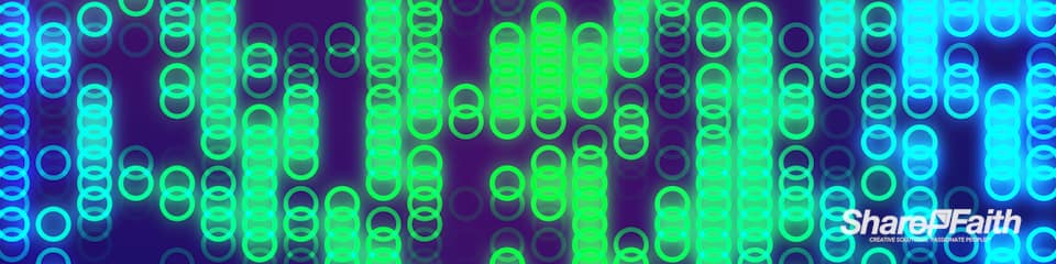 Neon Light Grid Multi Screen Video
