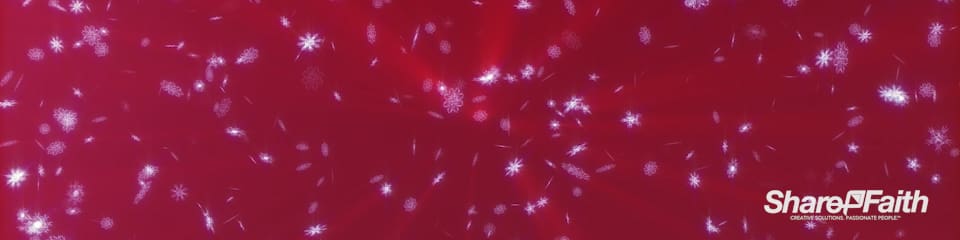 Shining Christmas Snowflake Multi Screen Worship Video