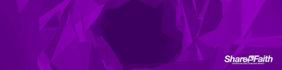 Polygon Tunnel Triple Wide Motion Background