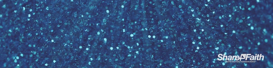 Glitter Starlight Triple Wide Worship Video