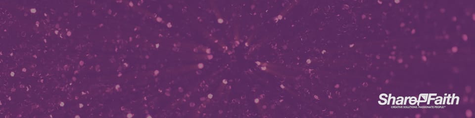 Shimmering Glitter Multi Screen Worship Video