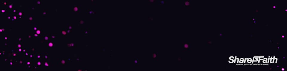 Floating Glitter Triple Wide Video Background