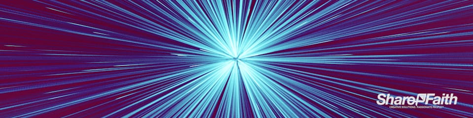 Abstract Lines Light Beams Triple Wide Worship Motion Background