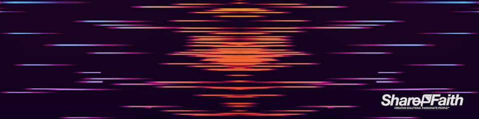 Abstract Lines Mirror Multi Screen Worship Motion Background