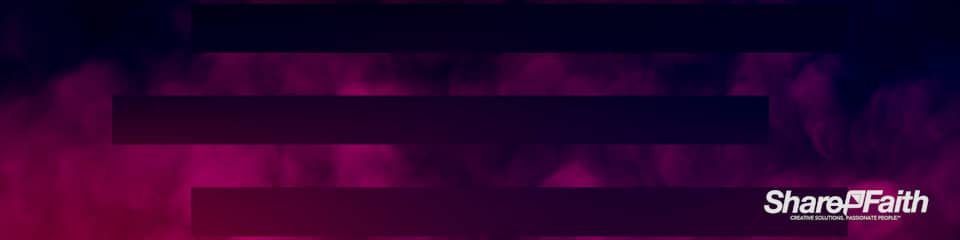 Magenta Bars Abstract Clouds Triple Wide Background