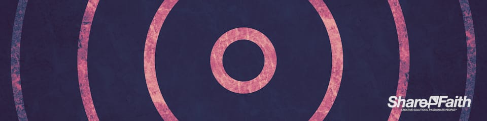 Moving Texture Rings Triple Wide Motion Background