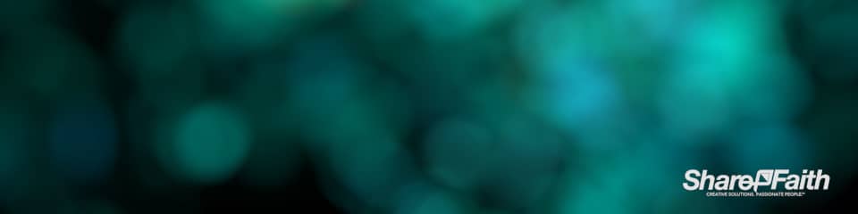 Green Bokeh Triple Wide Motion Background