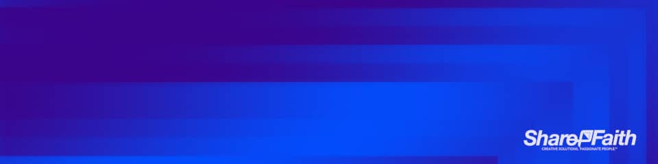Blue Angle Pixel Waves Triple Wide Motion Background