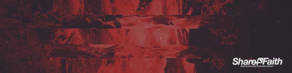Colorful Nature Glass Bars Triple Wide Video