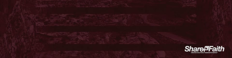 Colorful Nature Abstract Triple Wide Worship Video