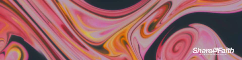 Abstract Galaxy Paint Triple Wide Worship Video