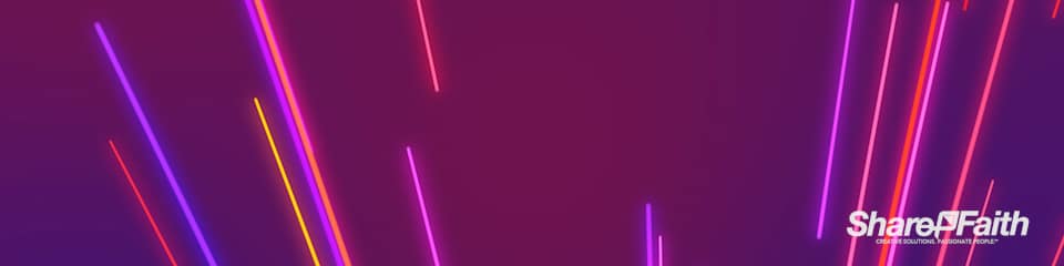 Neon Light Burst Multi Screen Video
